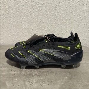 Adidas Predator Elite FG Electric Stealth JI1085 Soccer Cleats Mens Size 7.5